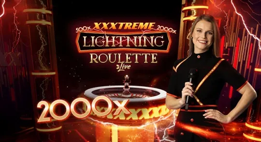 XXXtreme Lightning Roulette slot by Evolution at Mr Jones Casino